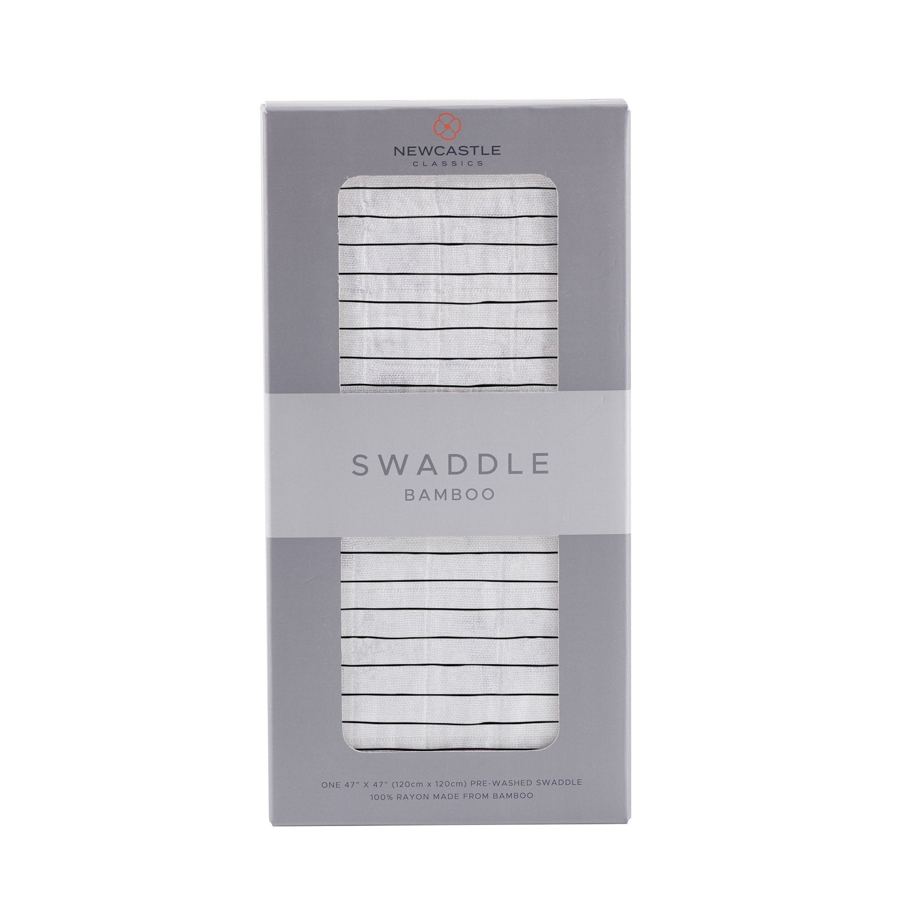 Pencil Stripe Bamboo Swaddle -  | Everetts Place