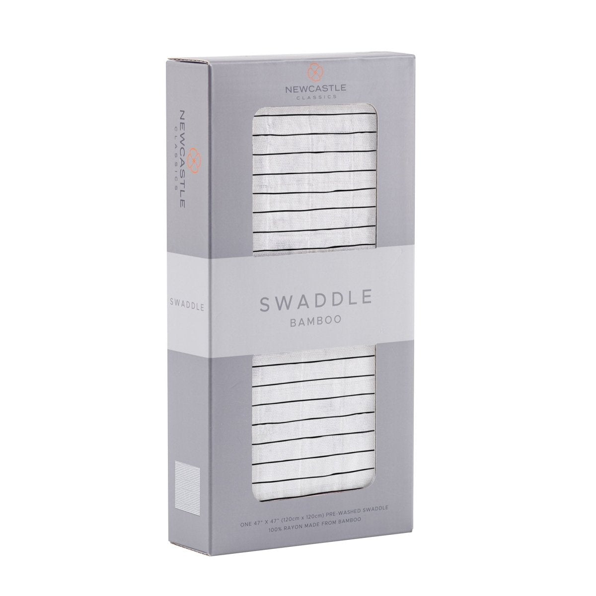 Newcastle Classics Pencil Stripe Bamboo Swaddle - 