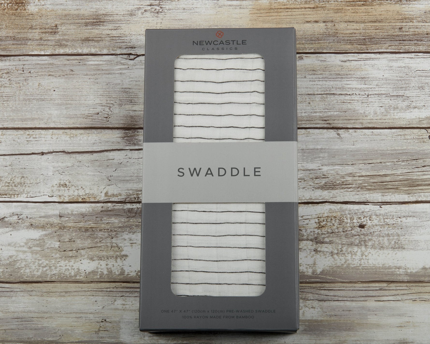 Newcastle Classics Pencil Stripe Bamboo Swaddle