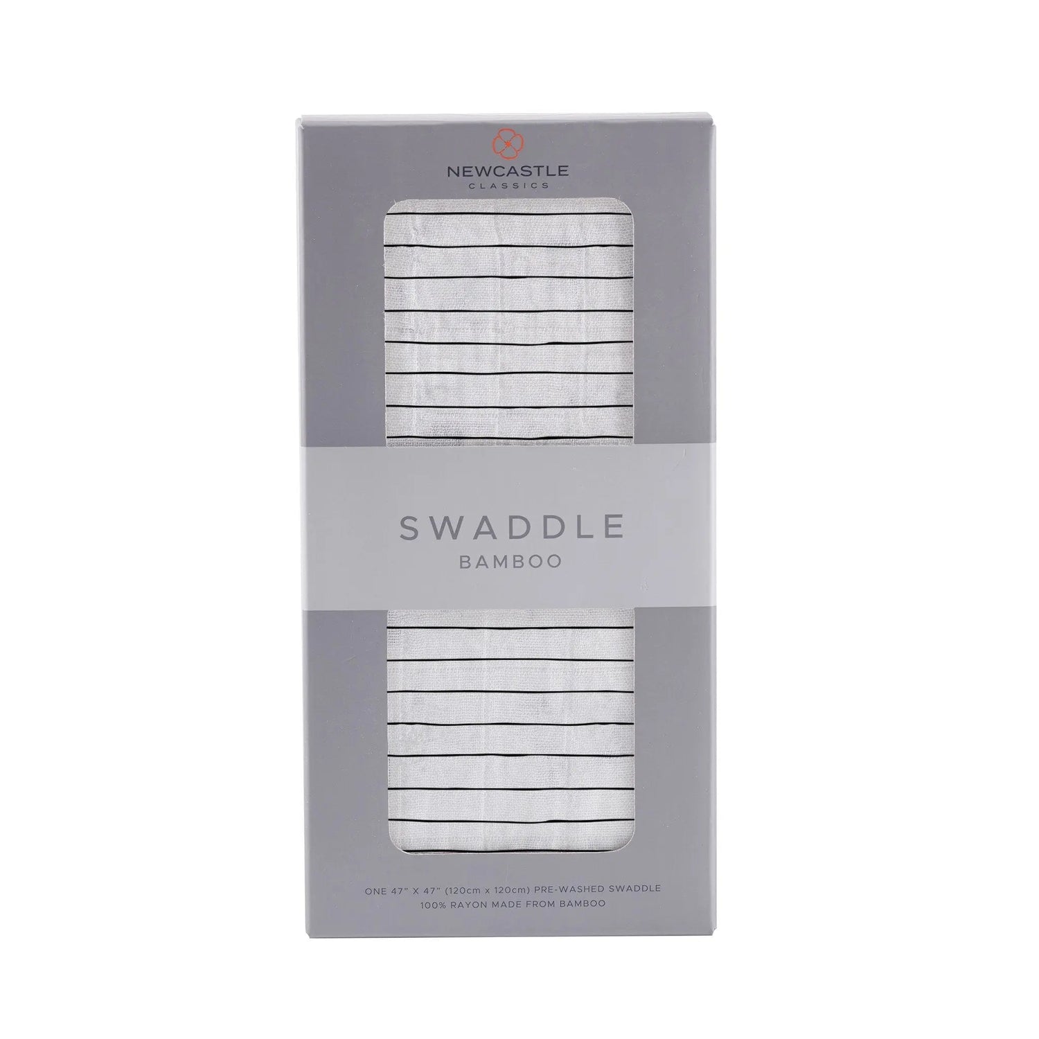 Newcastle Classics Pencil Stripe Bamboo Swaddle - 