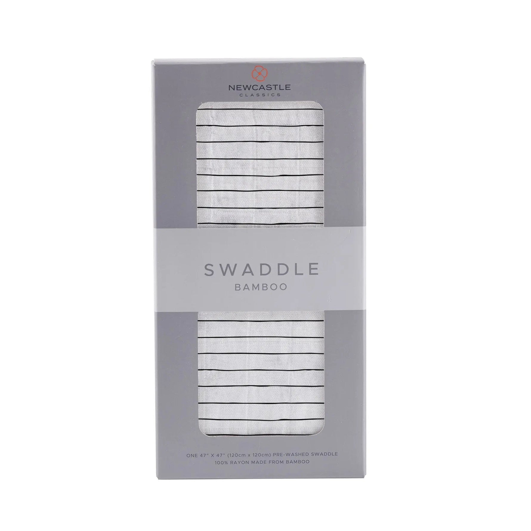 Newcastle Classics Pencil Stripe Bamboo Swaddle - 