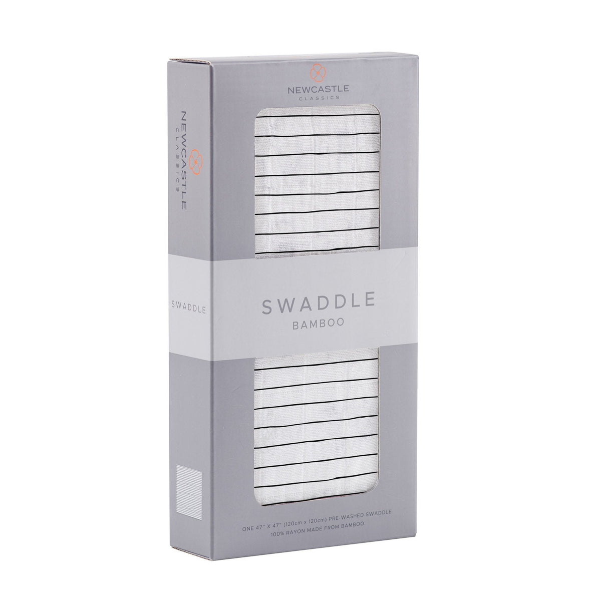 Newcastle Classics Pencil Stripe Bamboo Swaddle