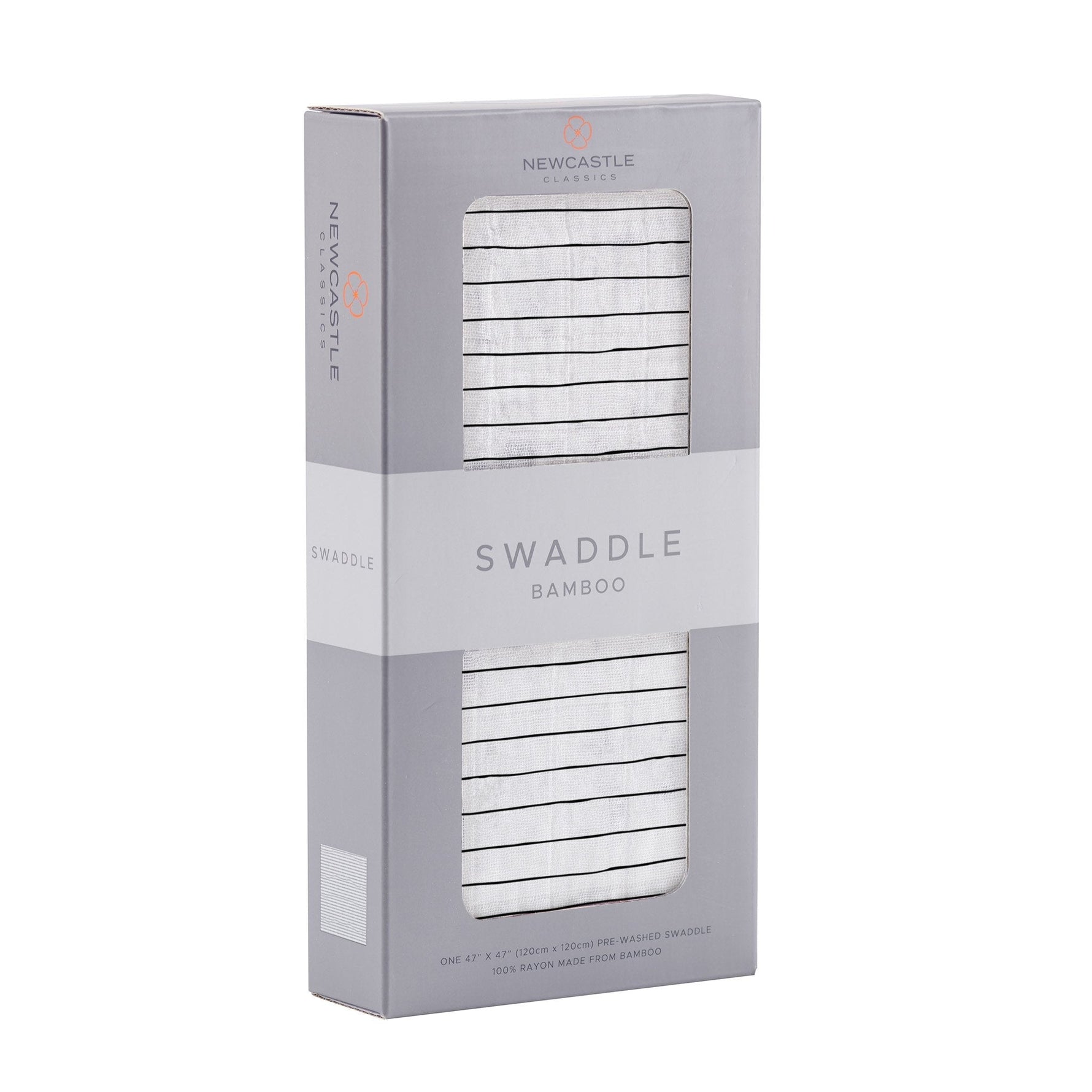 Newcastle Classics Pencil Stripe Bamboo Swaddle