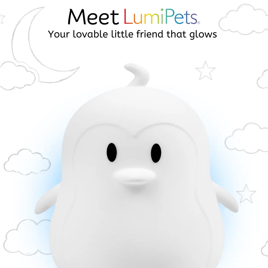 Lumieworld Penguin Night Light for Kids - LED Penguin Lamp | LumiPets® - 