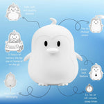 Lumieworld Penguin Night Light for Kids - LED Penguin Lamp | LumiPets® - 