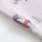 Luxie Charm Penguins On Ice Zippered Baby Romper - Everetts Place Boutique - 