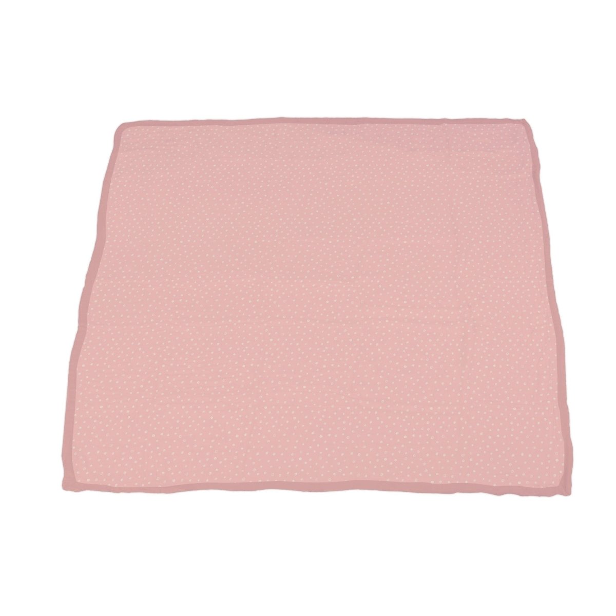 Newcastle Classics Peonies and Pearl Bamboo Muslin Blanket with Polka Dots for Cozy Kids - 