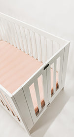 Little Mae & Co Peony Ribbed Crib SheetEveretts Place