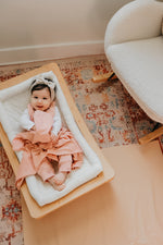 Little Mae & Co Peony Ribbed Stretch SwaddleEveretts Place