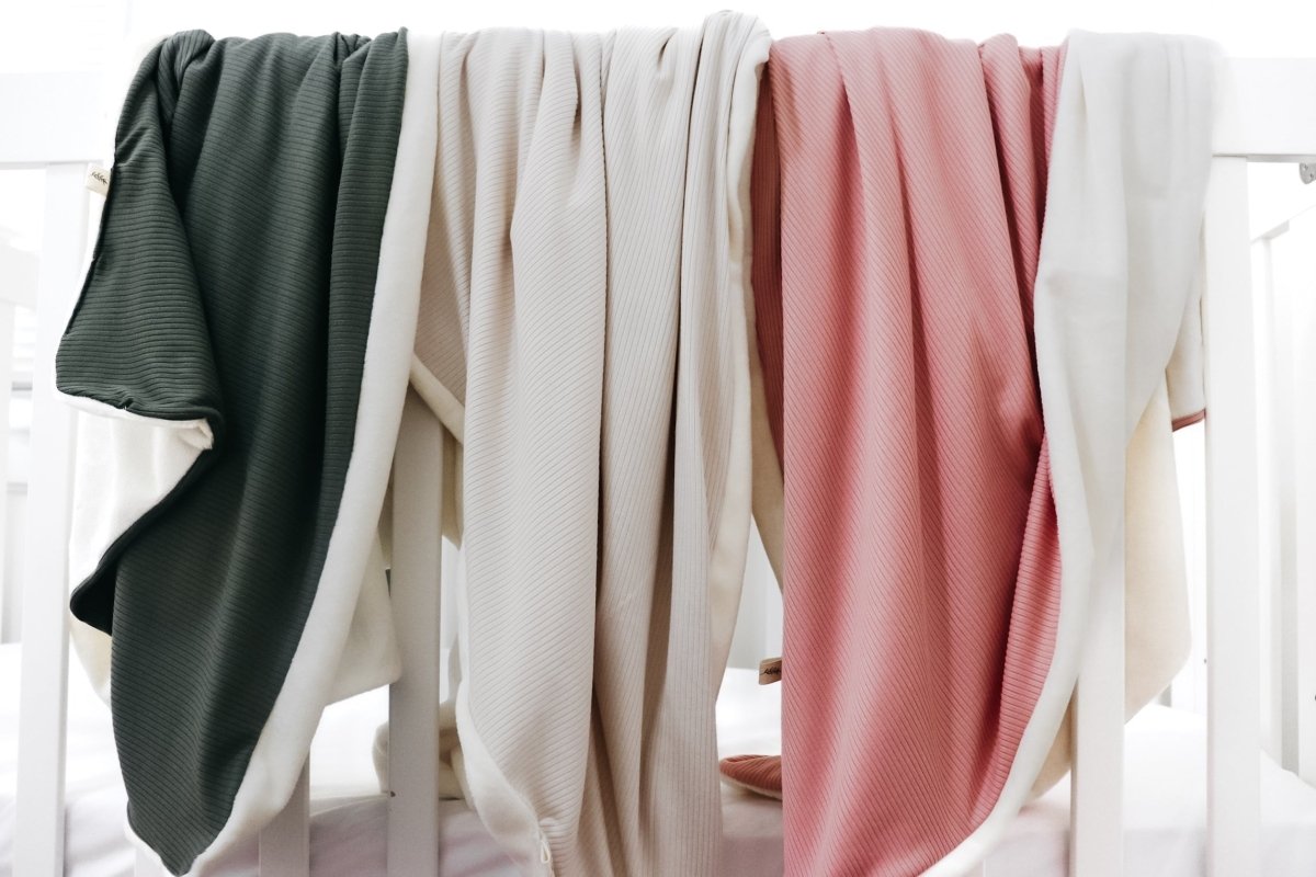 Little Mae & Co Peony Ribbed Toddler Blanket From Little Mae and Co - Everetts Place Boutique - 