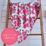 Live Life in Full Bloom Swaddle Blanket by LollyBanks