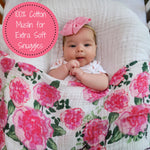 Live Life in Full Bloom Swaddle Blanket by LollyBanks