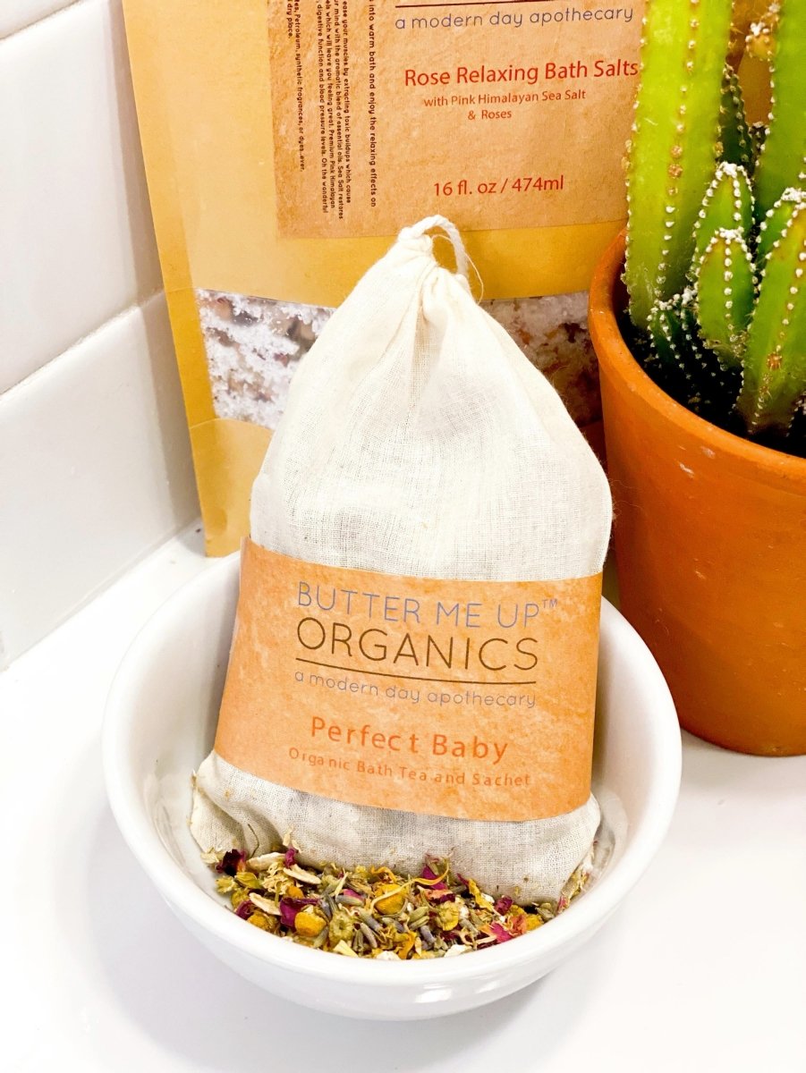 Perfect Baby Organic Bath Tea with Calming Botanicals for Soothing Baths - Everetts Place
