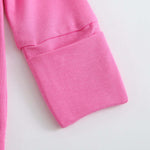 Luxie Charm Perfectly Pink Ruffled Zipper Baby Romper - Everetts Place Boutique - 