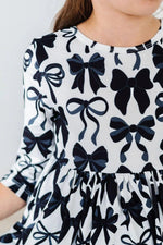 Mila & Rose ® Perfectly Tied 3/4 Sleeve Pocket Twirl Dress - 