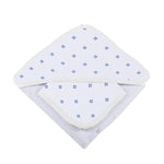 Newcastle Classics Periwinkle Bamboo Hooded Towel Set with Polka Dots for Kids - 