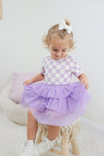 DREAM BIG LITTLE CO PERIWINKLE CHECKERS DREAM TUTU DRESSEveretts Place