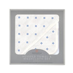 Newcastle Classics Periwinkle Bamboo Hooded Towel Set with Polka Dots for Kids - Baby & Toddler > Baby Bathing Baby Bathing