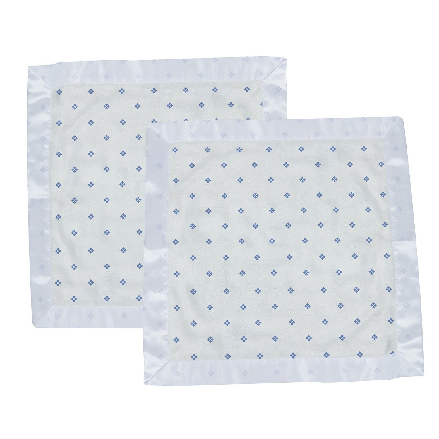 Newcastle Classics Periwinkle Diamond Polka Dot Bamboo Newcastle Blankie
