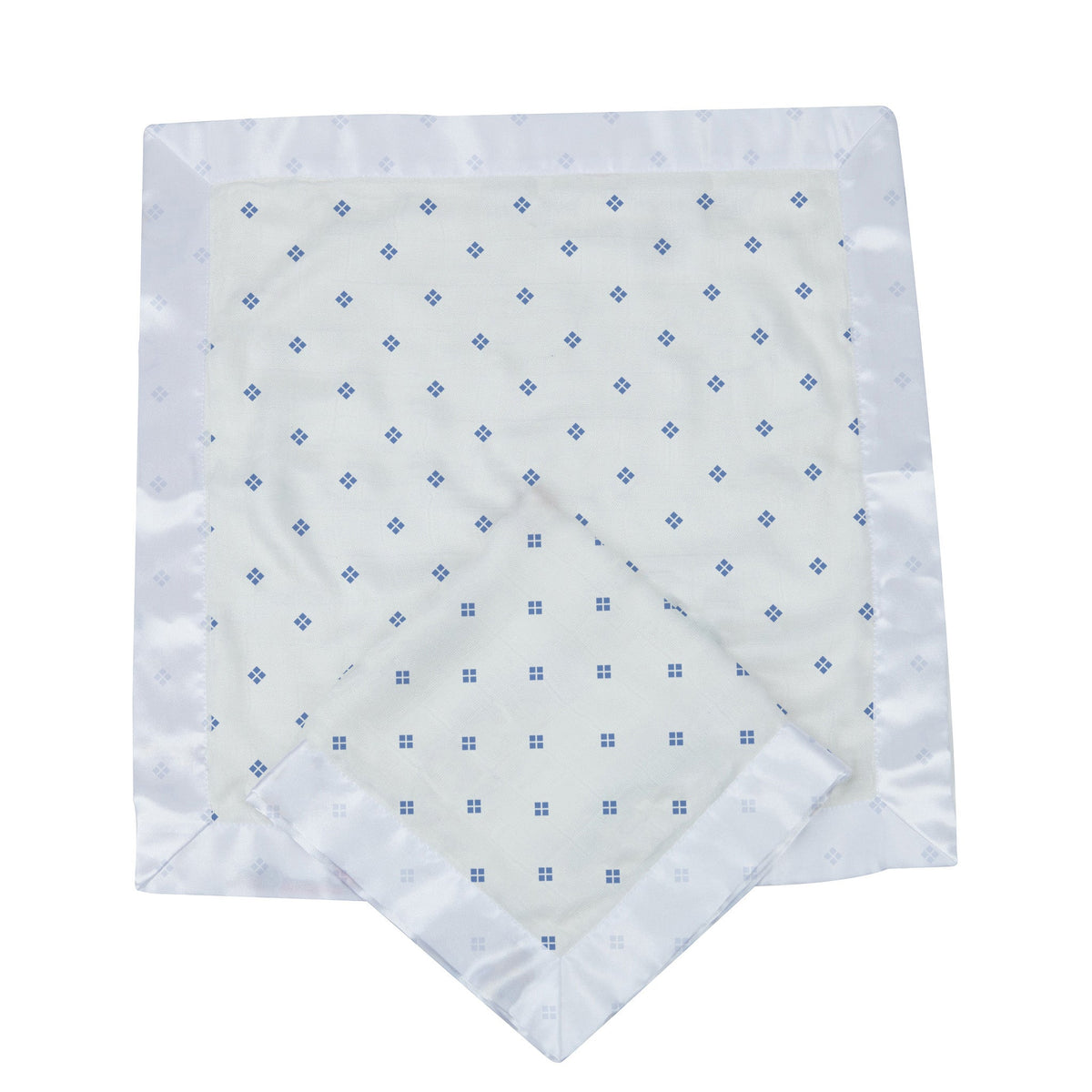 Newcastle Classics Periwinkle Diamond Polka Dot Bamboo Newcastle Blankie