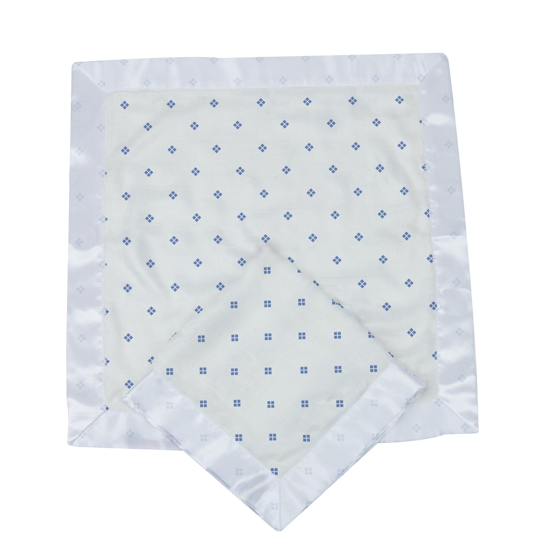 Newcastle Classics Periwinkle Diamond Polka Dot Bamboo Newcastle Blankie