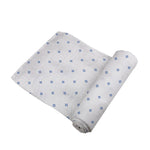 Newcastle Classics Periwinkle Diamond Polka Dot SwaddleEveretts Place