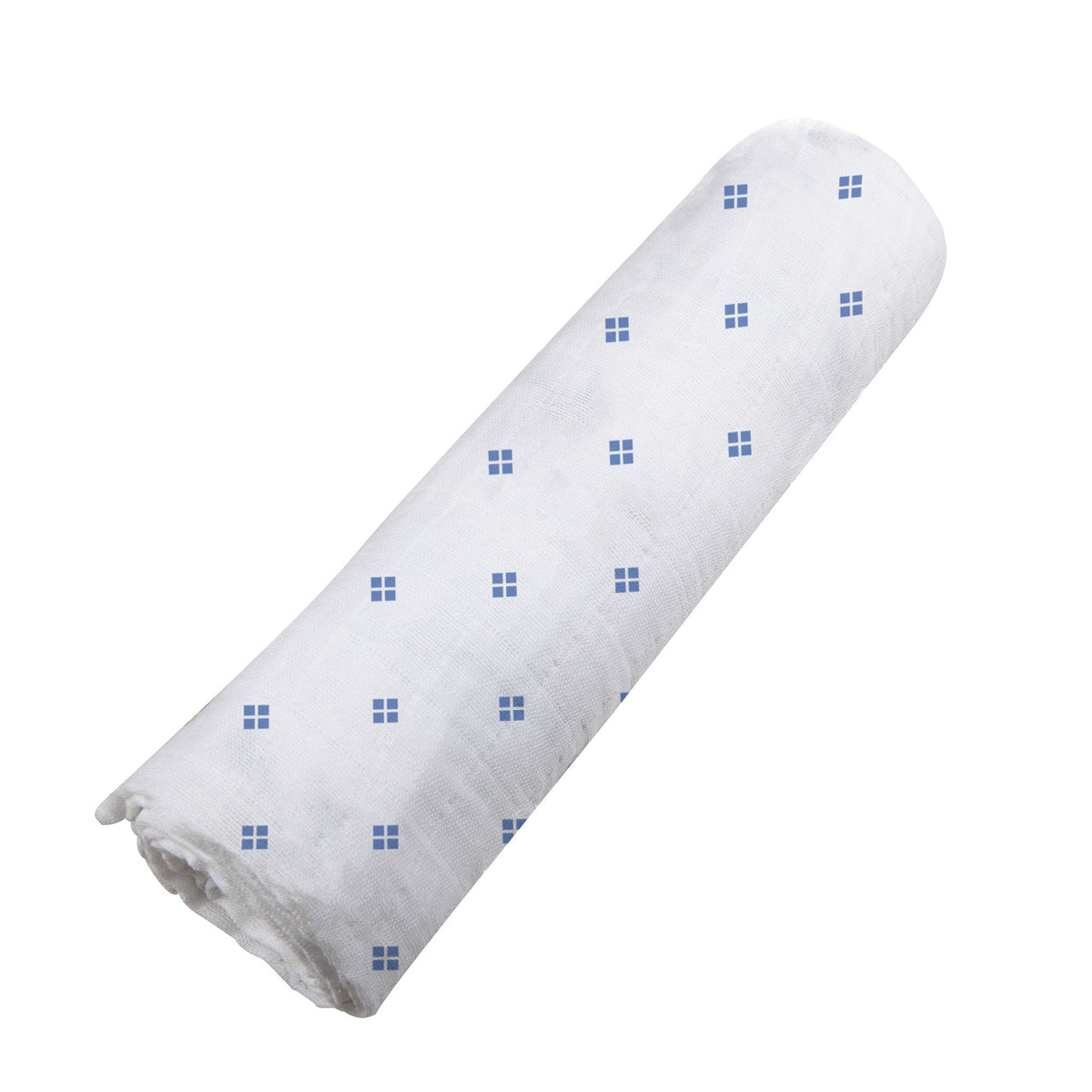 Newcastle Classics Periwinkle Diamond Polka Dot SwaddleEveretts Place