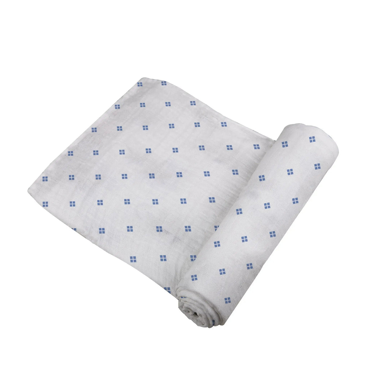 Newcastle Classics Periwinkle Diamond Polka Dot Swaddle - 