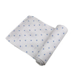 Newcastle Classics Periwinkle Diamond Polka Dot Swaddle - 