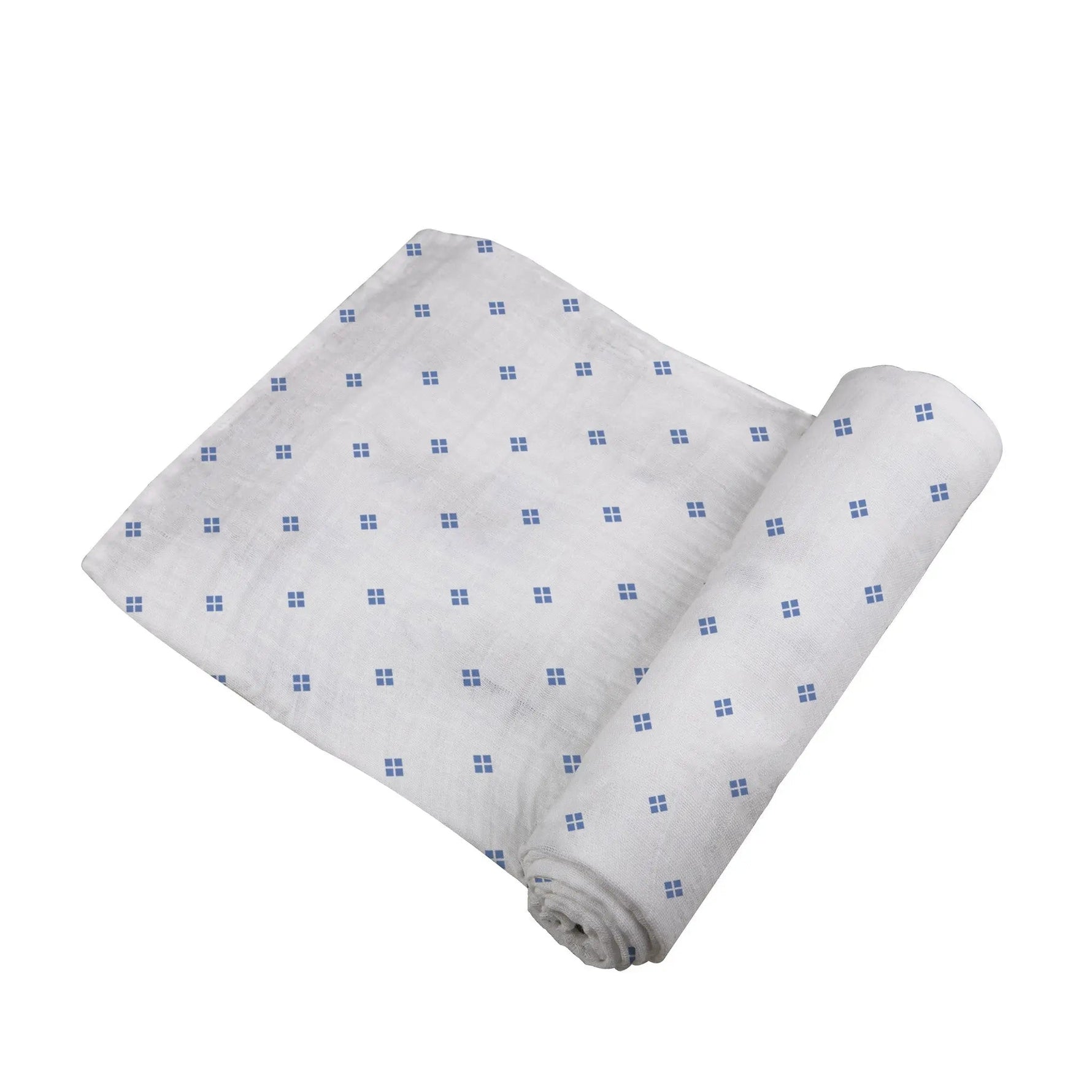 Newcastle Classics Periwinkle Diamond Polka Dot Swaddle - 