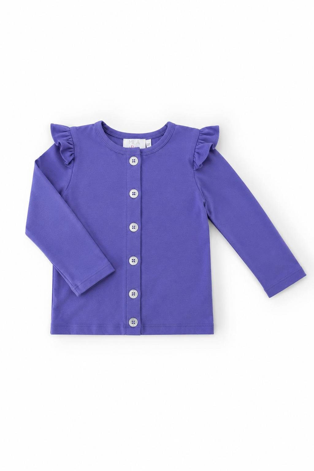 Mila & Rose ® Periwinkle Ruffle Cardigan