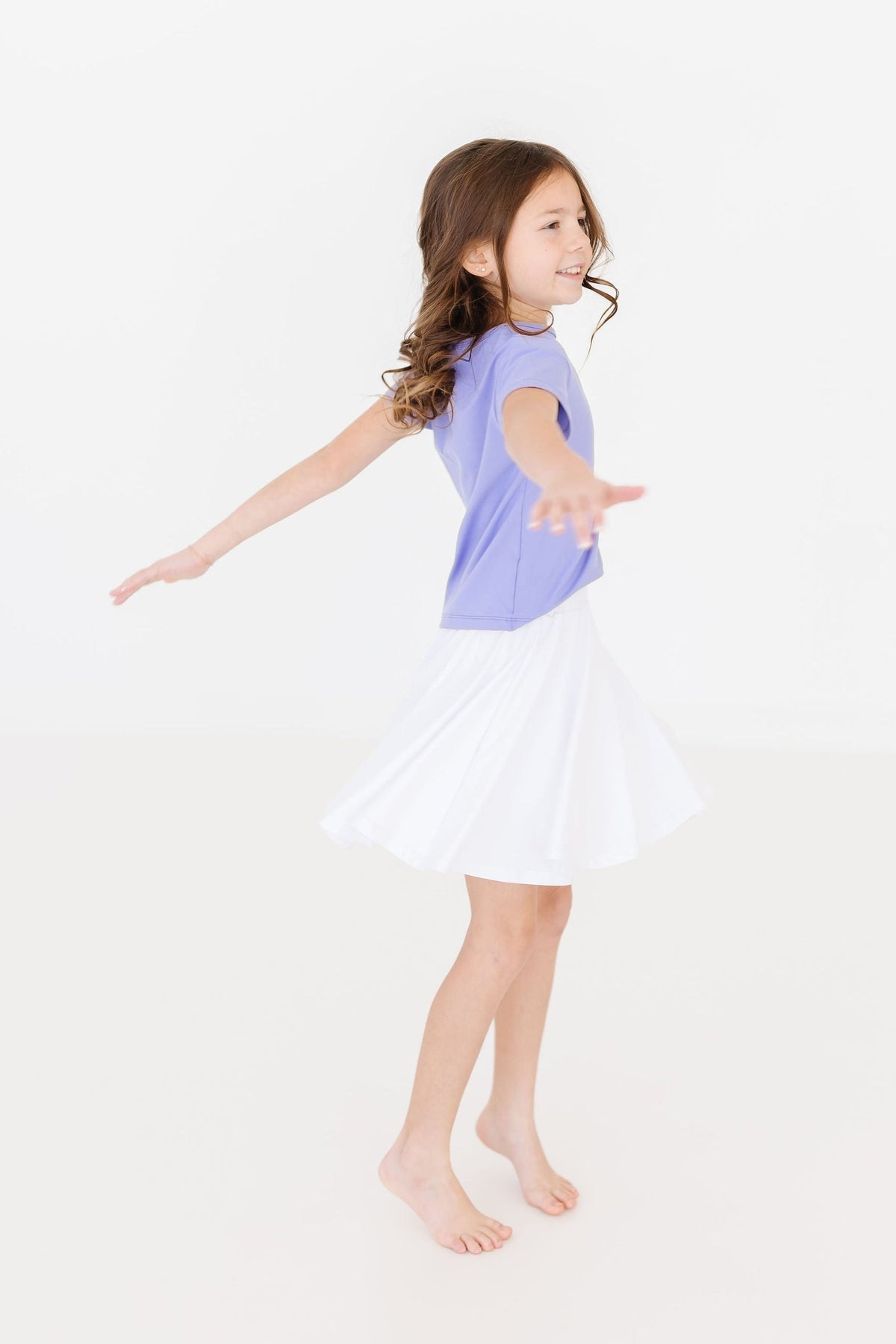 Mila & Rose ® Periwinkle Ruffle Pocket Tee - 
