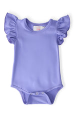 Mila & Rose ® Periwinkle S/S Flutter Bodysuit - 