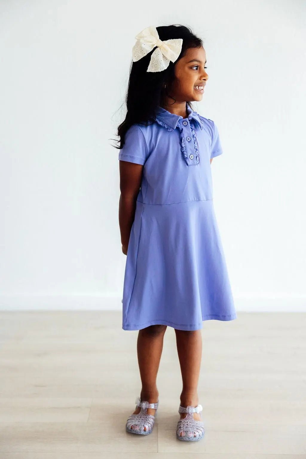 Mila & Rose ® Periwinkle S/S Polo Dress - 
