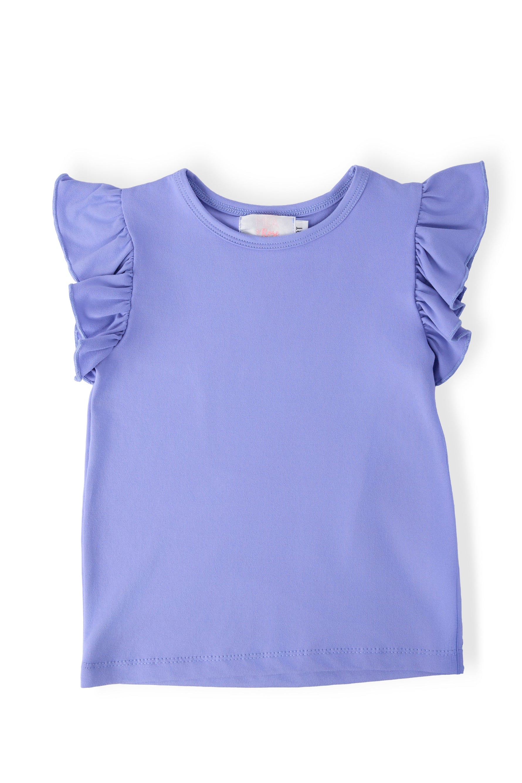 Mila & Rose ® Girls Ruffle Tee - Perfect for Twirling and Layering -