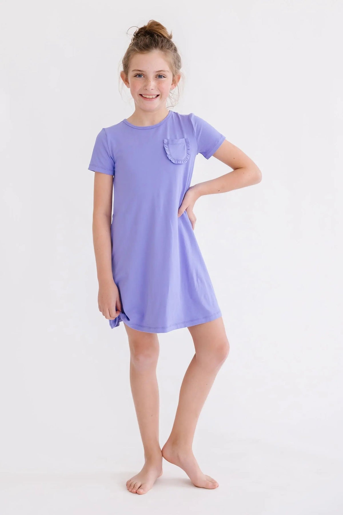 Mila & Rose ® Periwinkle T-Shirt Dress - 