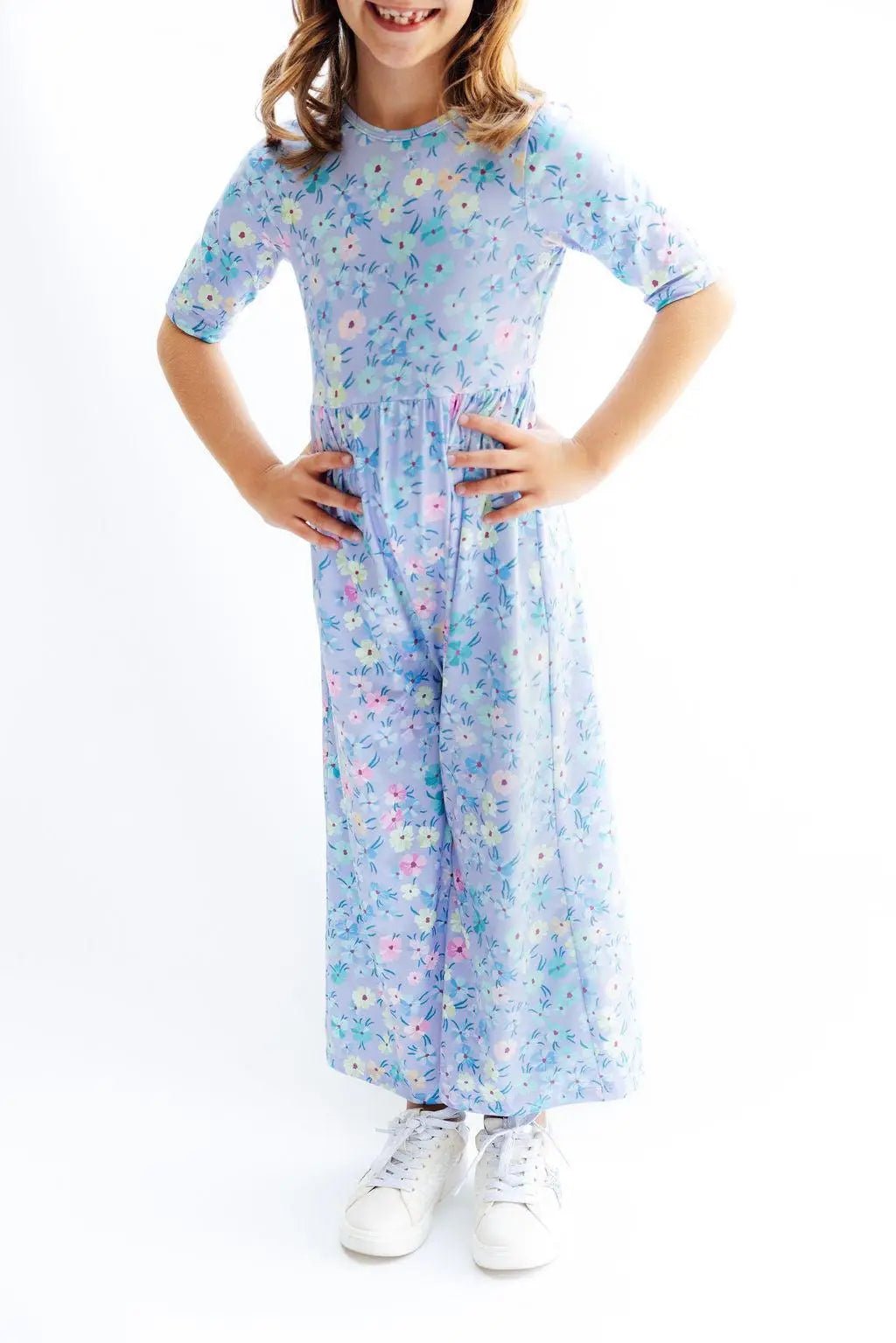Mila & Rose ® Petal Party Wide Leg Jumpsuit - 