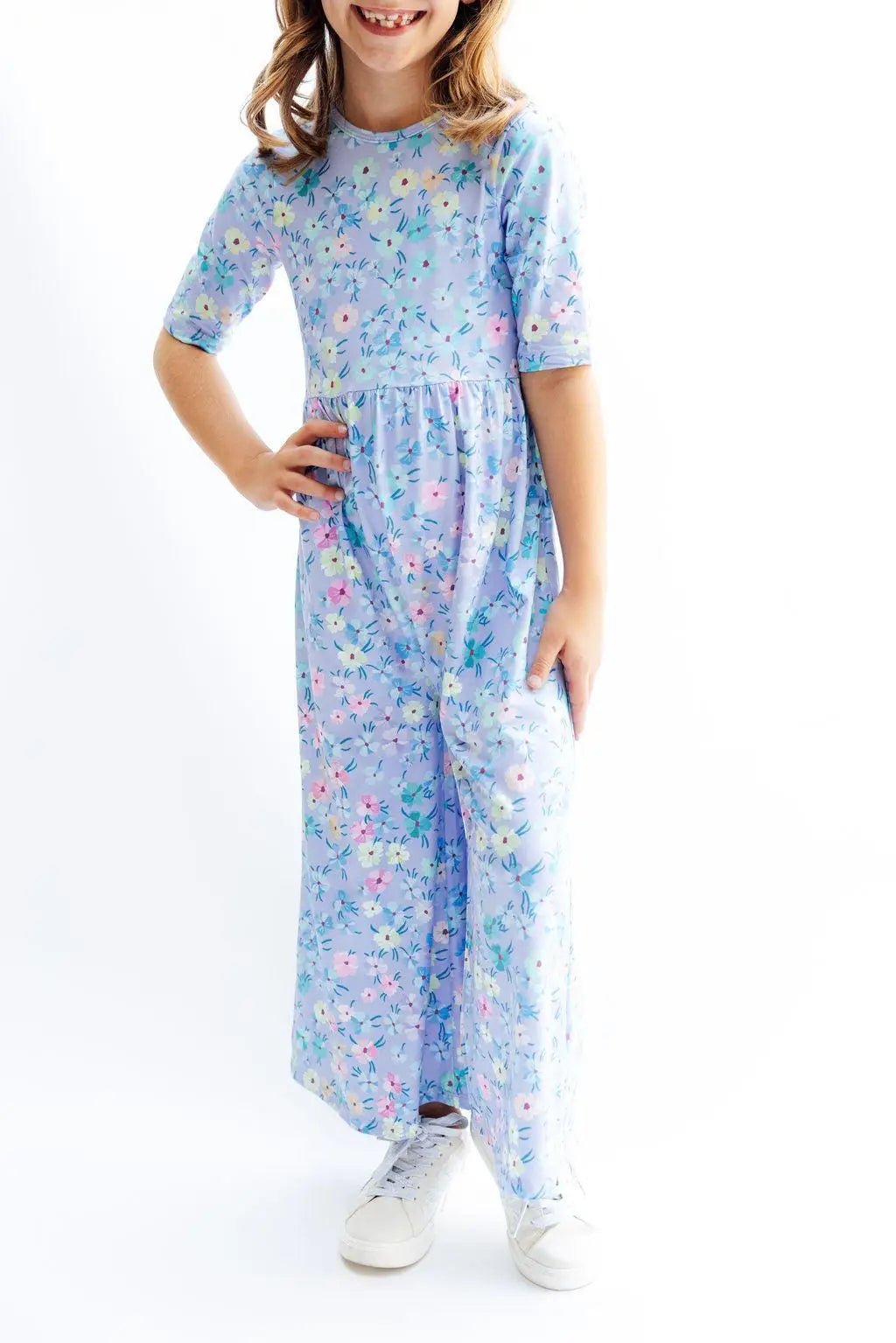 Mila & Rose ® Petal Party Wide Leg Jumpsuit - 