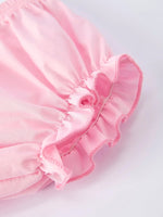 Floral Smocked Christening Bishop Baby Girl Bloomer Set Rylee Faith Designs 