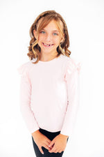 Mila & Rose ® Solid Ruffle Tee for Twirl Skirts, Leggings & Pinafores -