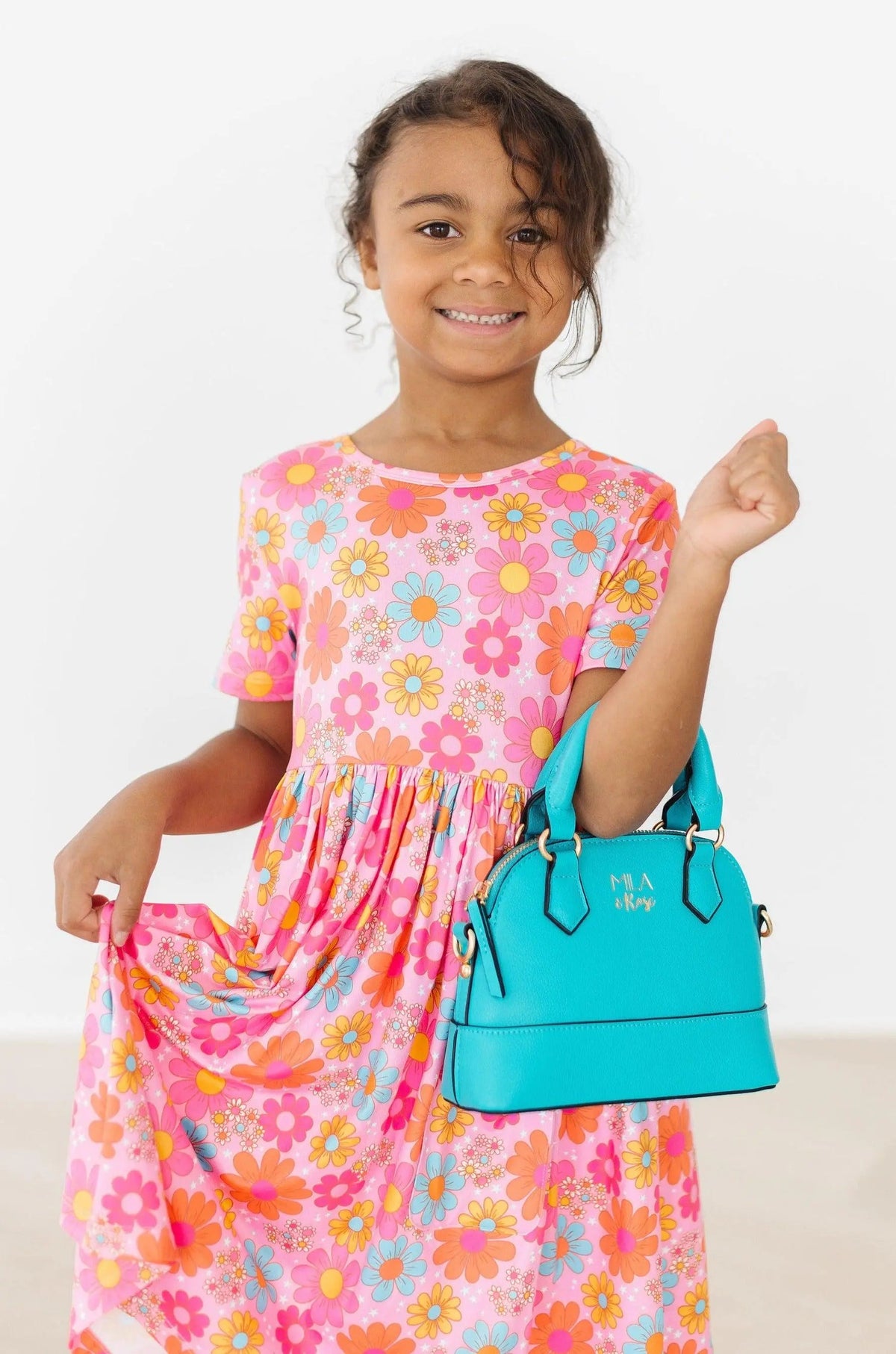 Mila & Rose ® Petal Pop S/S Pocket Twirl Dress - 