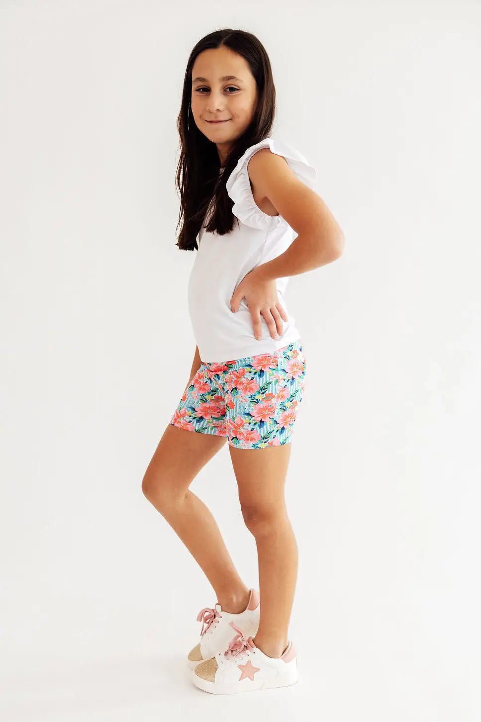 Mila & Rose ® Petals in Paradise Twirl Shorts - 