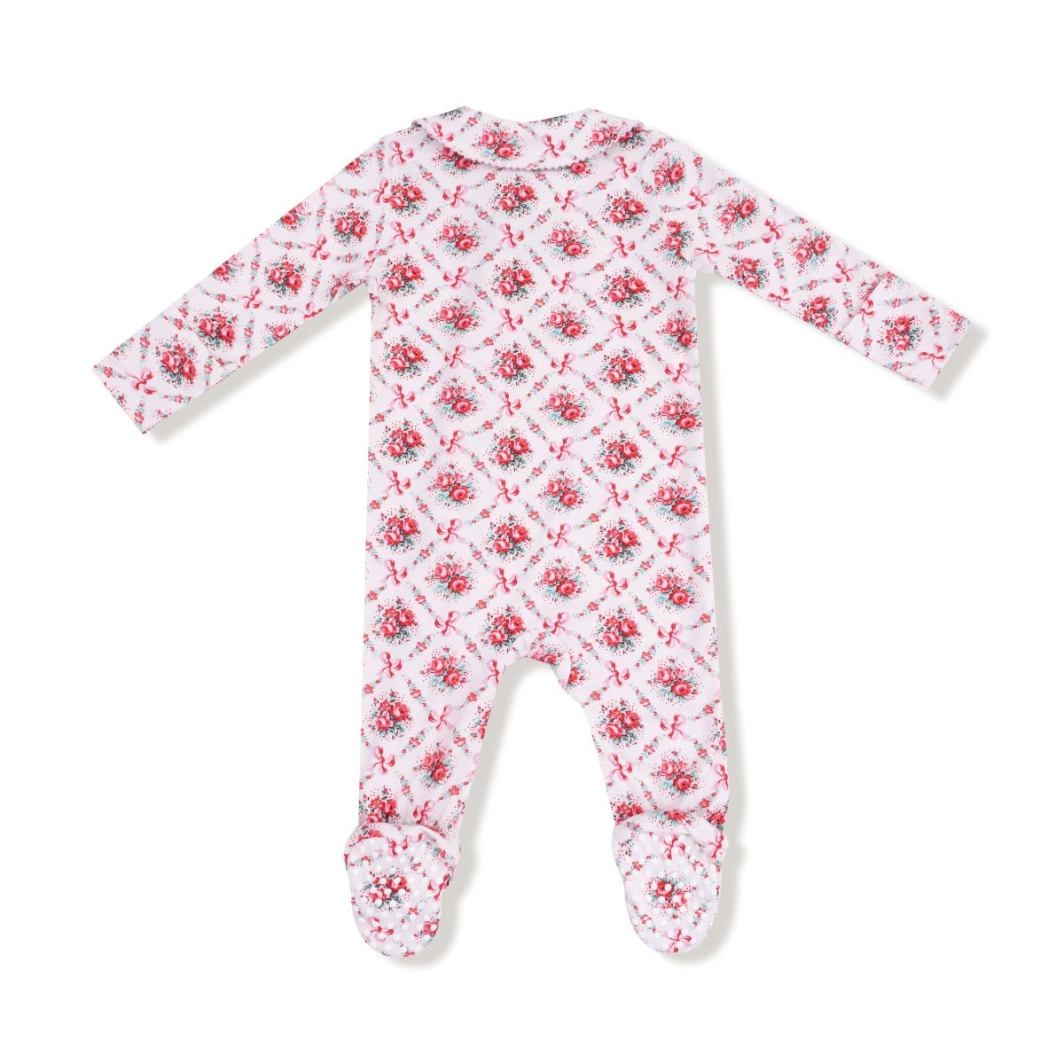 Angel Dear Peter Pan 2 Way Zipper Footie with Collar Baby Comfort - Everetts Place Boutique - 