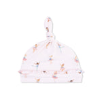 Petite Ballet - Ruffle Knotted Hat - Pink, Natural material, Child, Hat | Everetts Place