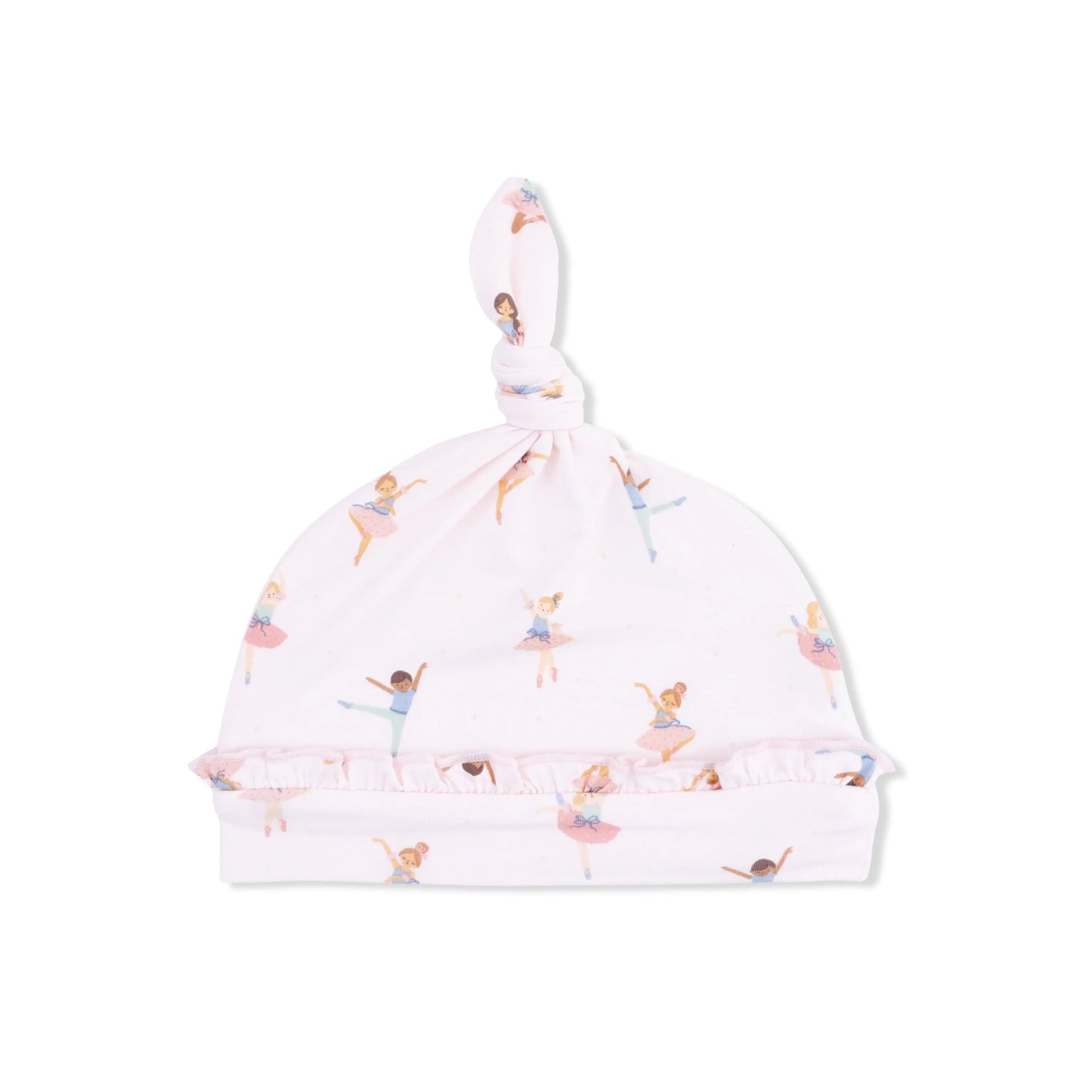 Petite Ballet - Ruffle Knotted Hat - Pink, Natural material, Child, Hat | Everetts Place