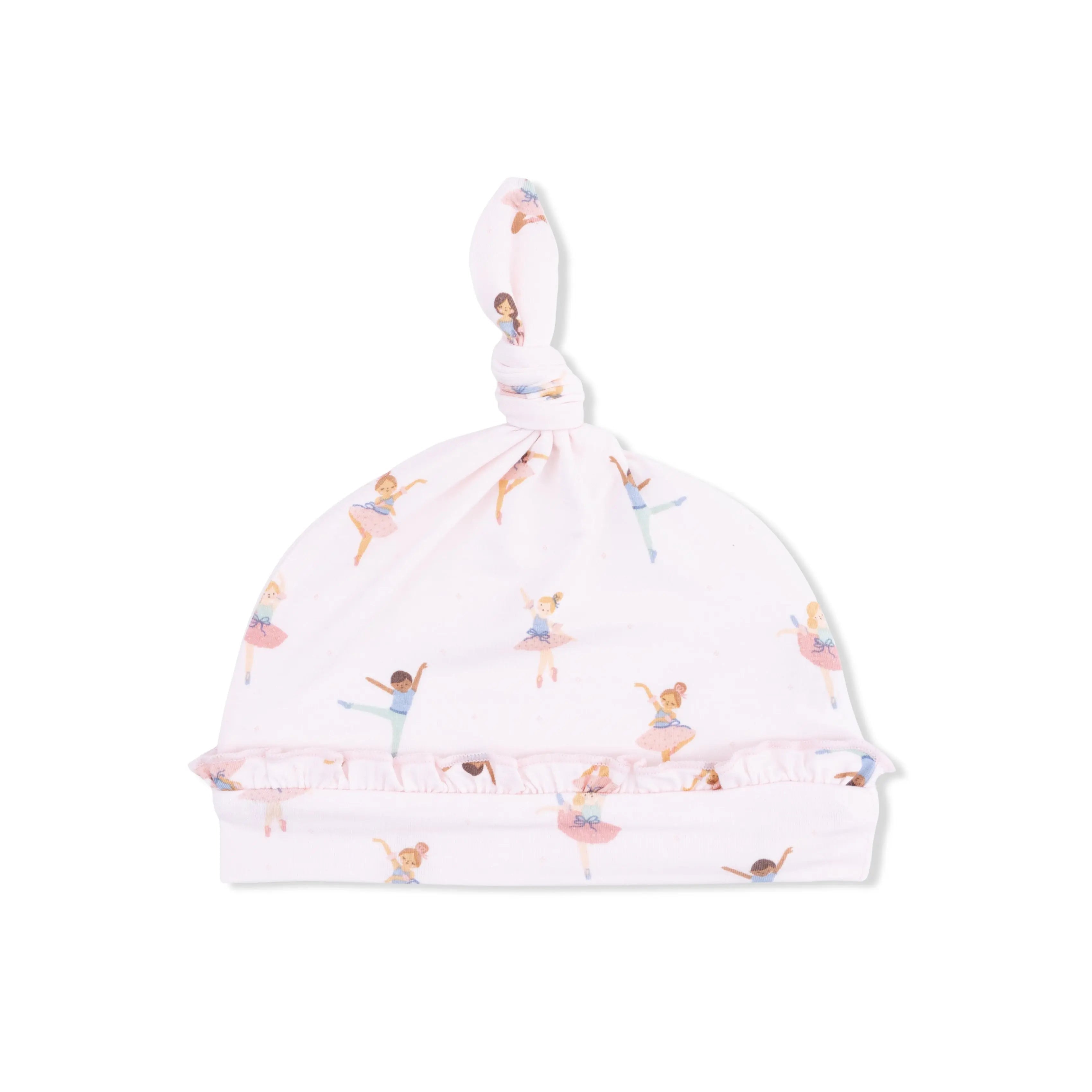 Petite Ballet - Ruffle Knotted Hat - Pink, Natural material, Child, Hat | Everetts Place