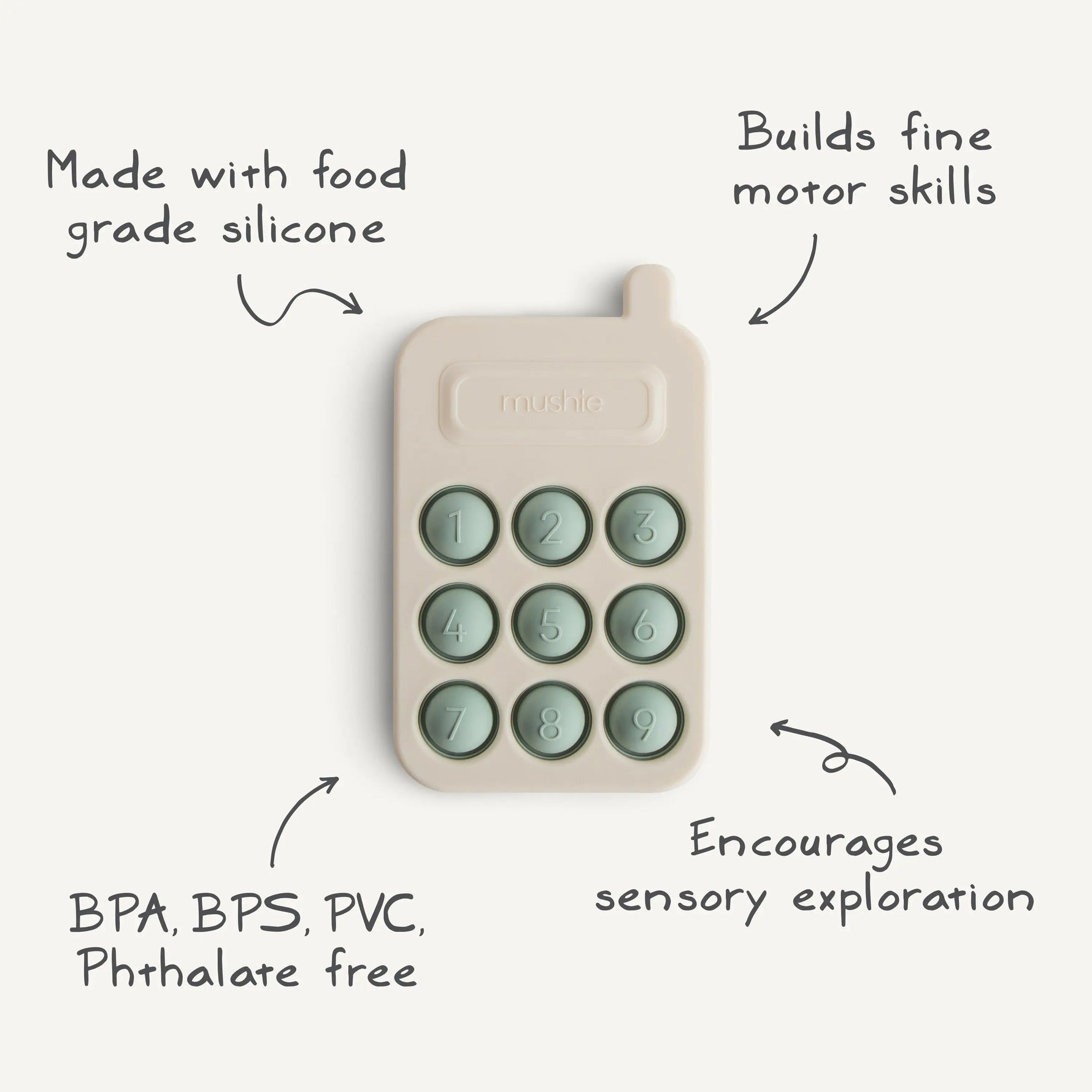Mushie Phone Press Toy - 