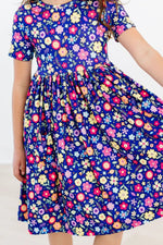 Mila & Rose ® Pick a Posy S/S Pocket Twirl Dress - 