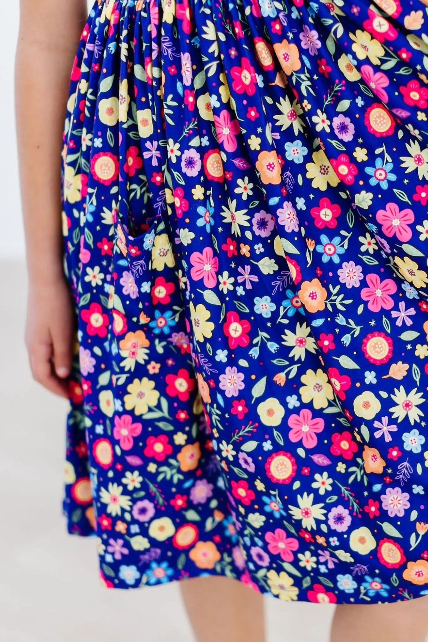 Mila & Rose ® Pick a Posy S/S Pocket Twirl Dress - 