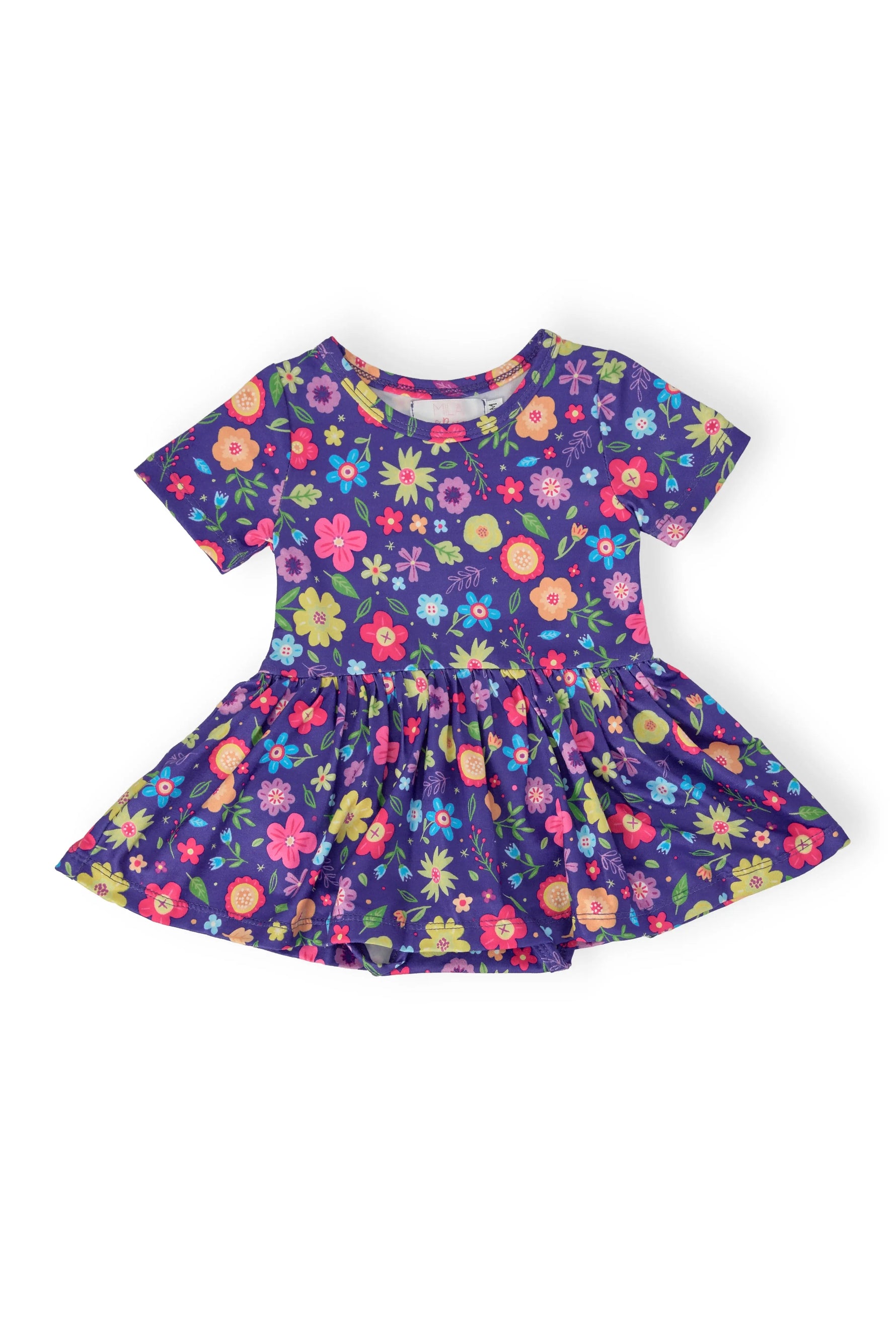 Pick a Posy S/S Twirl Bodysuit - Sleeve, Baby & Toddler Clothing, Textile, Day Dress, One-piece garment | Everetts Place